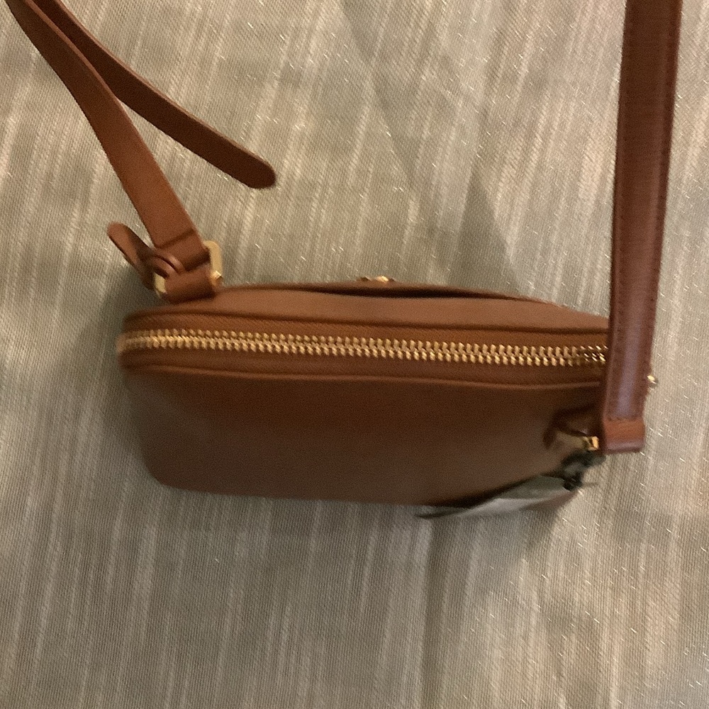 Lauren Ralph Lauren Tan Crossbody Bag - Picture 3 of 9